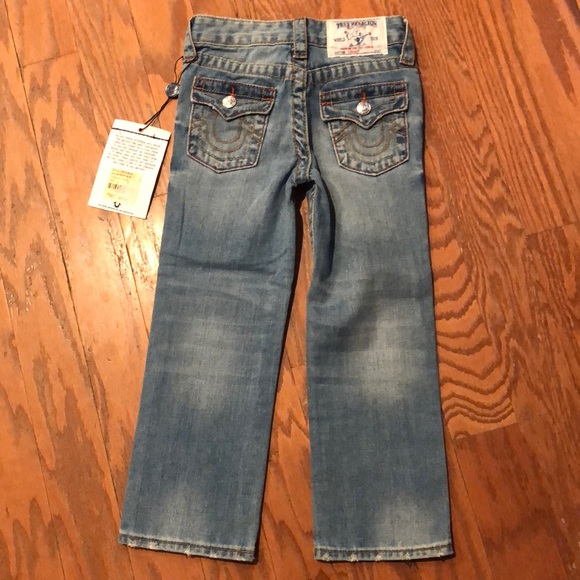 True Religion Straight Leg Boys Jeans Sz 4 - Picture 6 of 8